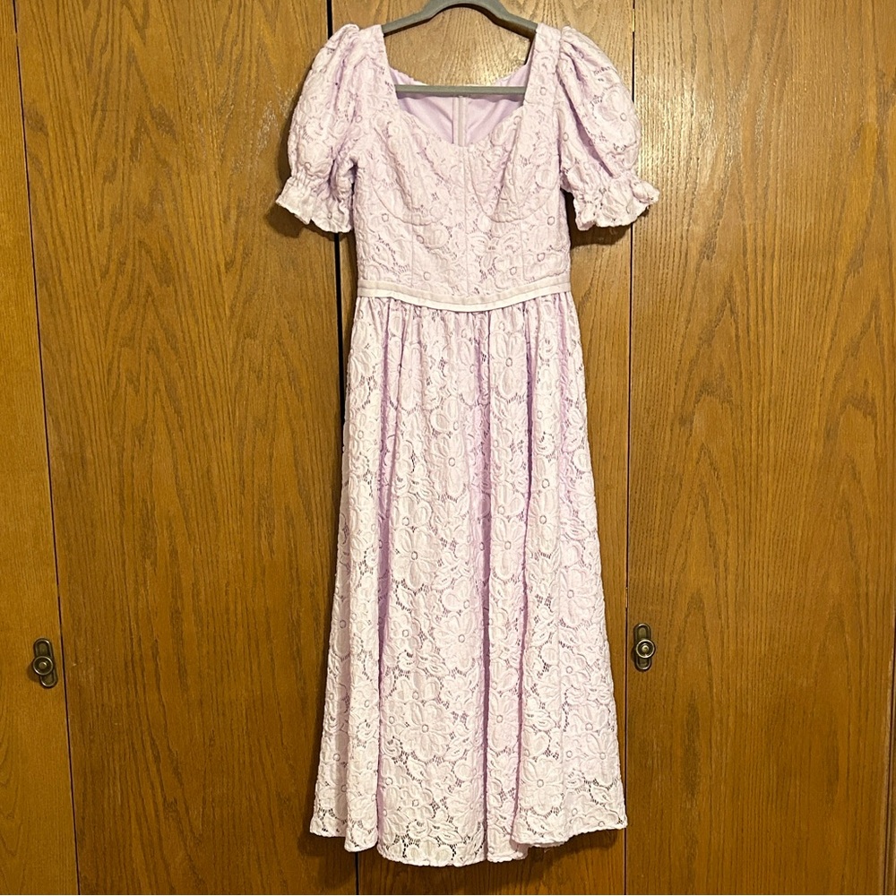 Ivy City Co Lilac Lace Ballerina Dress